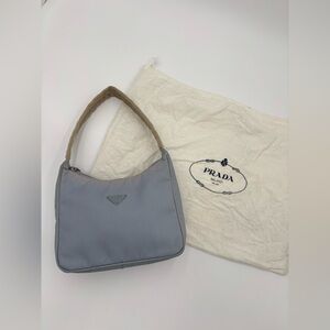 ❤️ Prada Vintage Mini Tessuto Hobo Nylon Bag A124M17#5